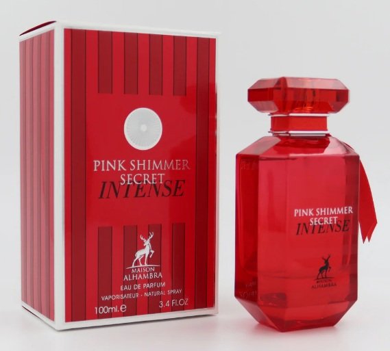 MAISON ALHAMBRA PINK SHIMMER SECRET INTENSE  EDP 100ML