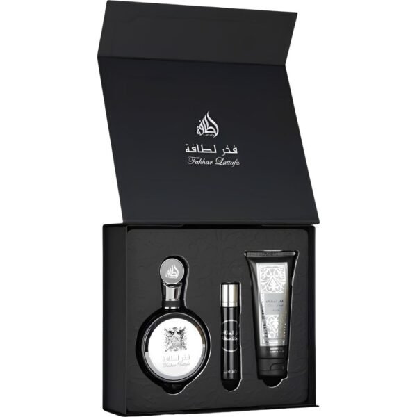 LATTAFA KIT FAKHAR 3PCS EDP 100ML + 12ML + SHOWER GEL 100ML